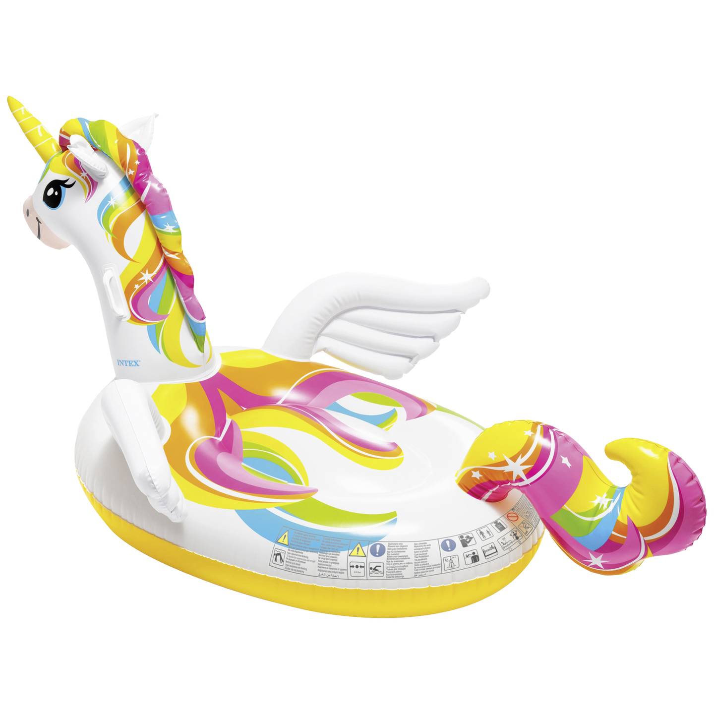 INTEX Schwimmfigur Einhorn Schwimmtier Pool Einhorn groß für Kinder 201x140x97cm - 6941057407456