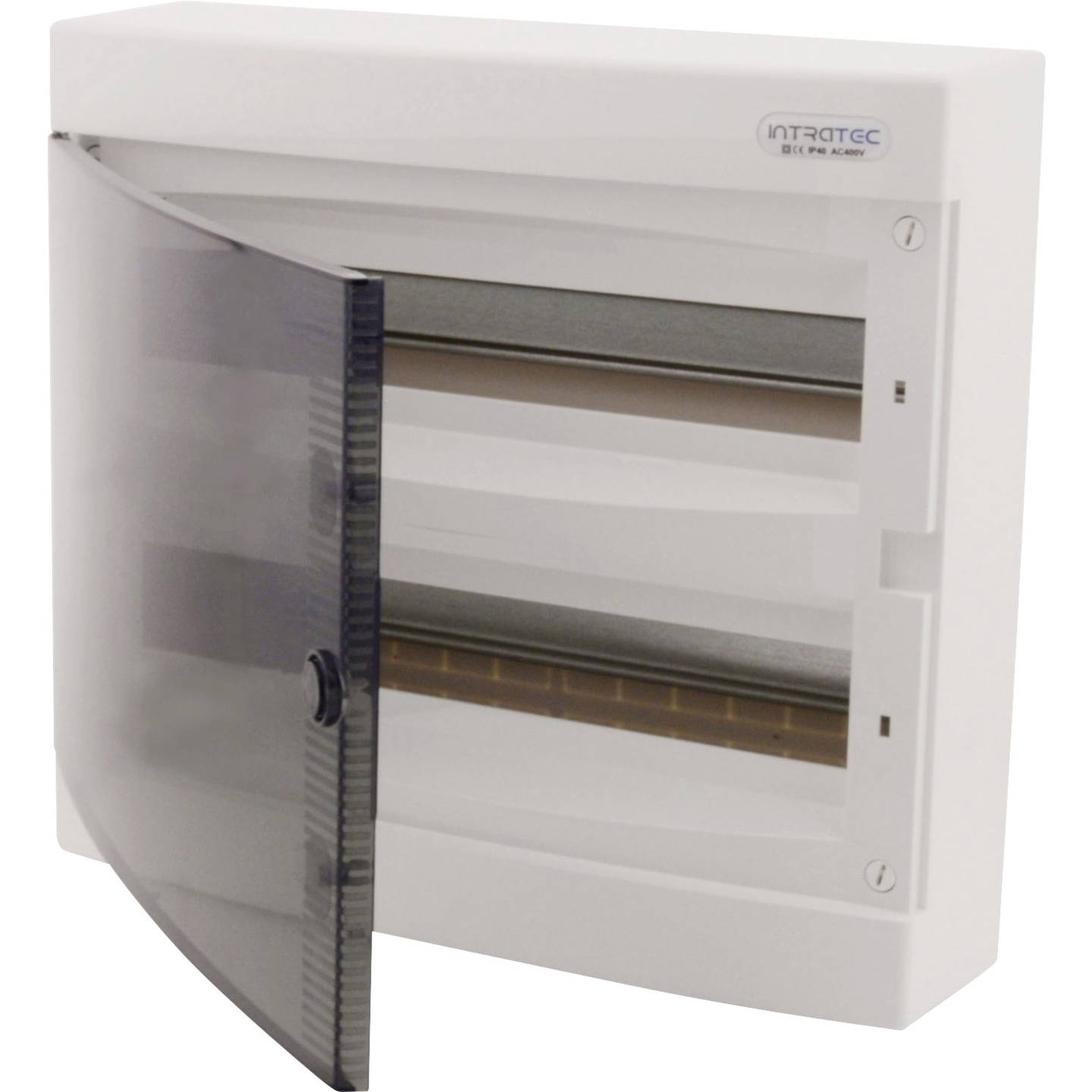 B-Ware Intratec Sicherungskasten Verteilerkasten Transparent 36 Te Ip40 Signal Weiß Abs - 4260562681369