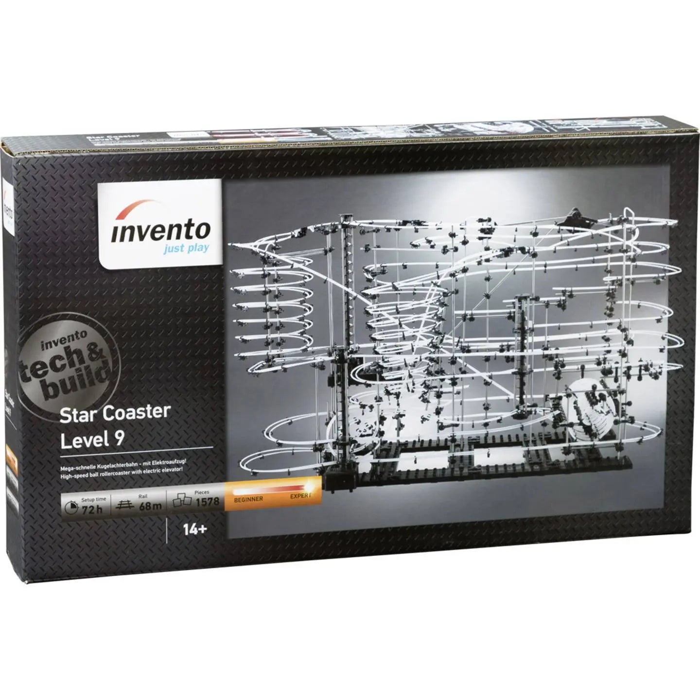B-Ware Invento Kugelbahn Murmelbahn Star Coaster Level 9 Fahrstuhl Siehe Text/Foto - 4031169207609