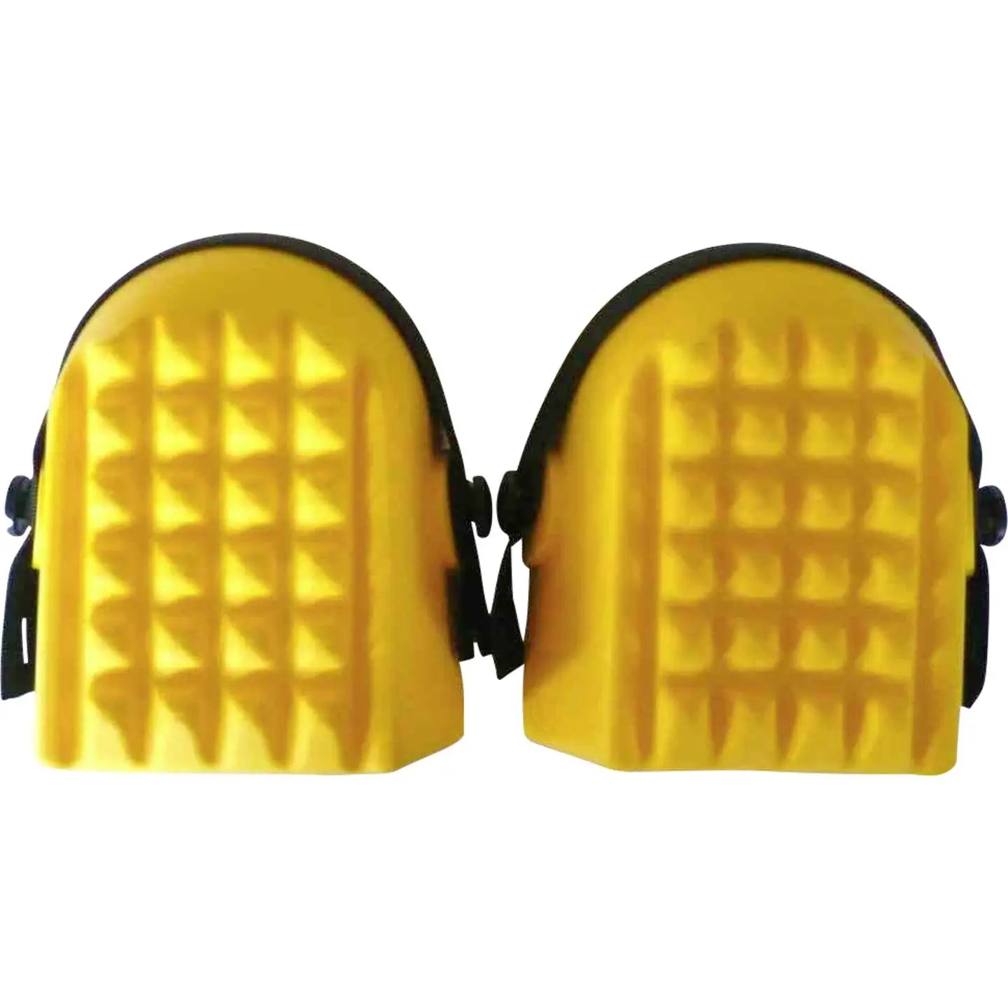 B-Ware Ironside Knieschoner Kniepolster Polyurethan Schale Gelb Paar Elastikband - 3394661661005