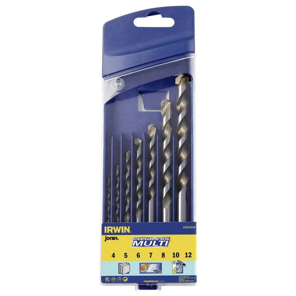 B-Ware Irwin Tools Bohrer Set Mehrzweckbohrer Satz Hartmetall Zylinder 7 Teilig 2 Stück - 5709131247708