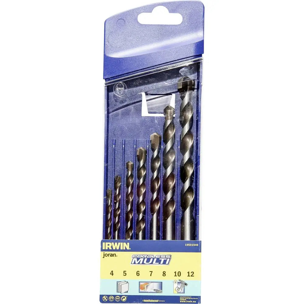 B-Ware Irwin Tools Bohrer Set Mehrzweckbohrer Satz Hartmetall Zylinder 7 Teilig 2 Stück - 5709131247708