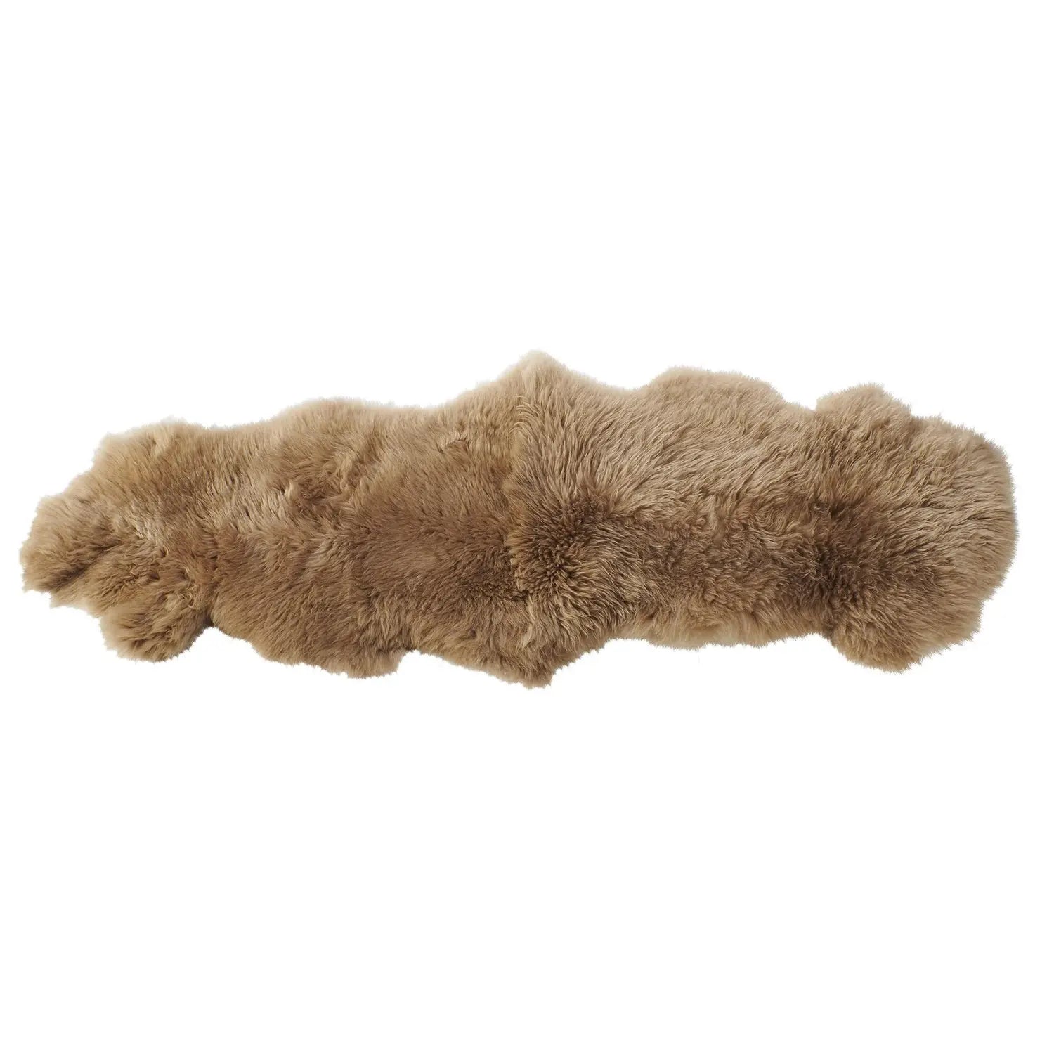 Puraform Island 195x55cm Taupe Lammfellteppich Teppich Lammteppich B-Ware - 411119