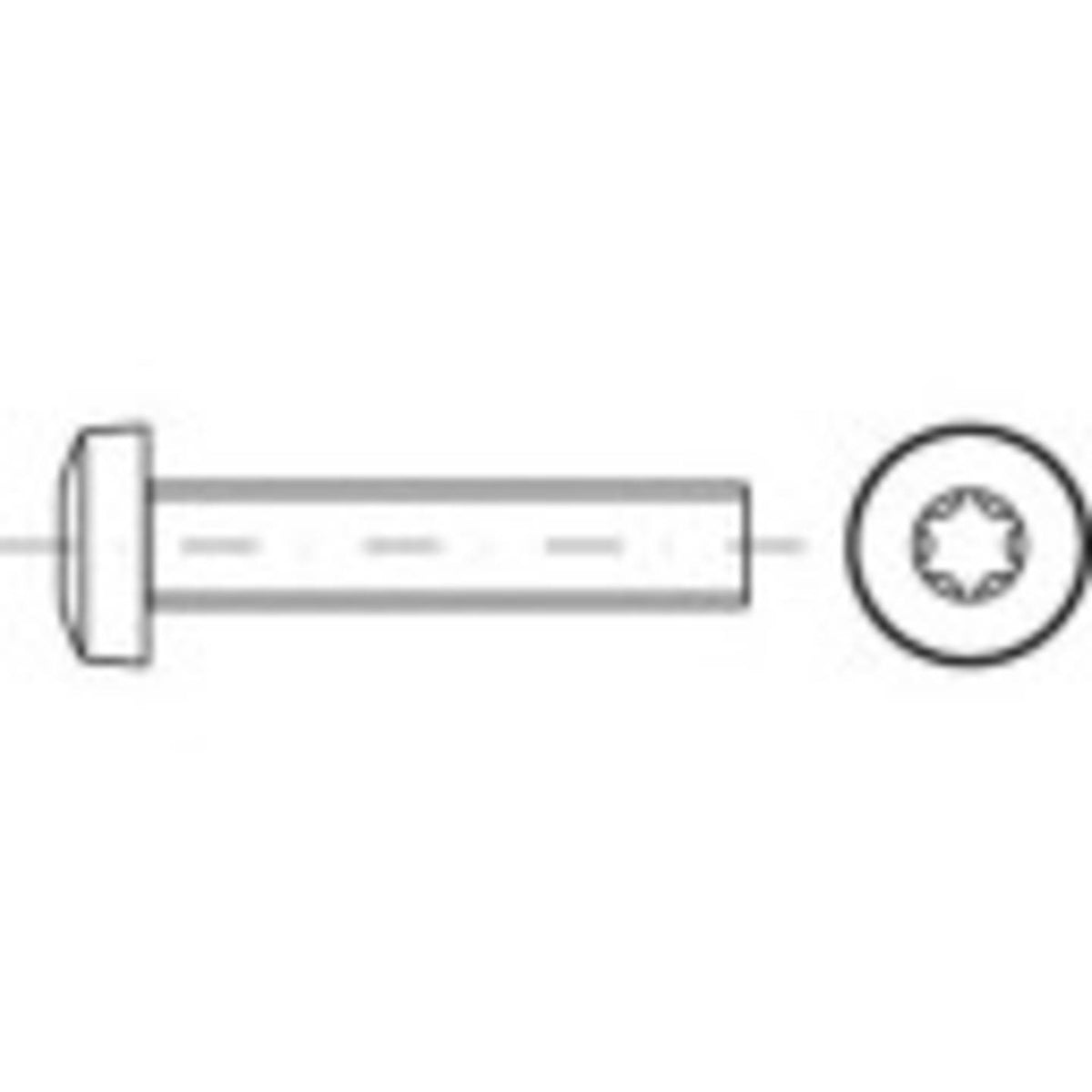 TOOLCRAFT Linsenkopfschrauben M2 Edelstahl A2 Innensechsrund 2mm 1000St - 4053199658633