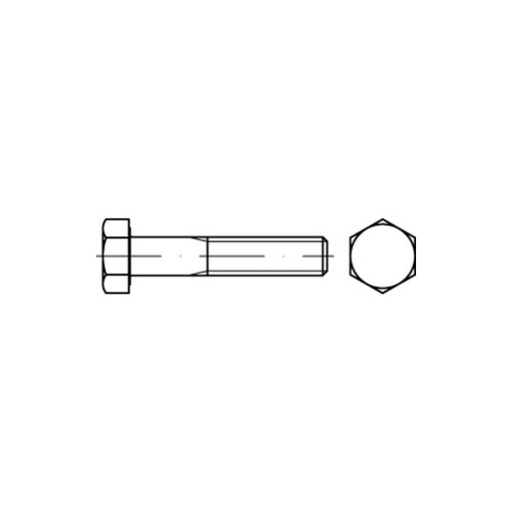 Marke Iso 4014 Sechskantschraube Schraube M16 X 130 Stahl 10.9 Blank 25 Stück    B-Ware - 4043952397626