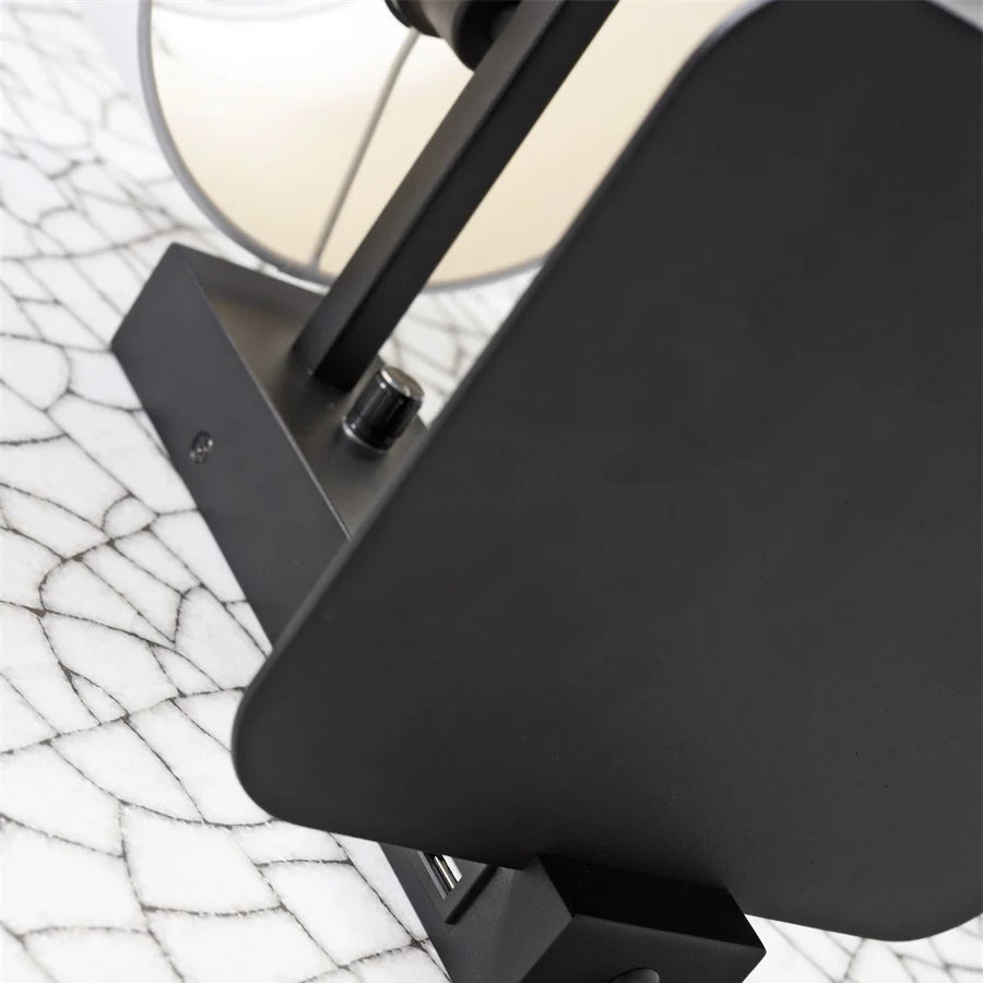 IT'S ABOUT ROMI Wandleuchte Wandleuchter Florence Schirm schwarz Indoor E14 LED - 8716248082709