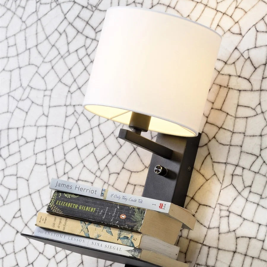 IT'S ABOUT ROMI Wandleuchte Wandleuchter Florence Schirm schwarz Indoor E14 LED - 8716248082709