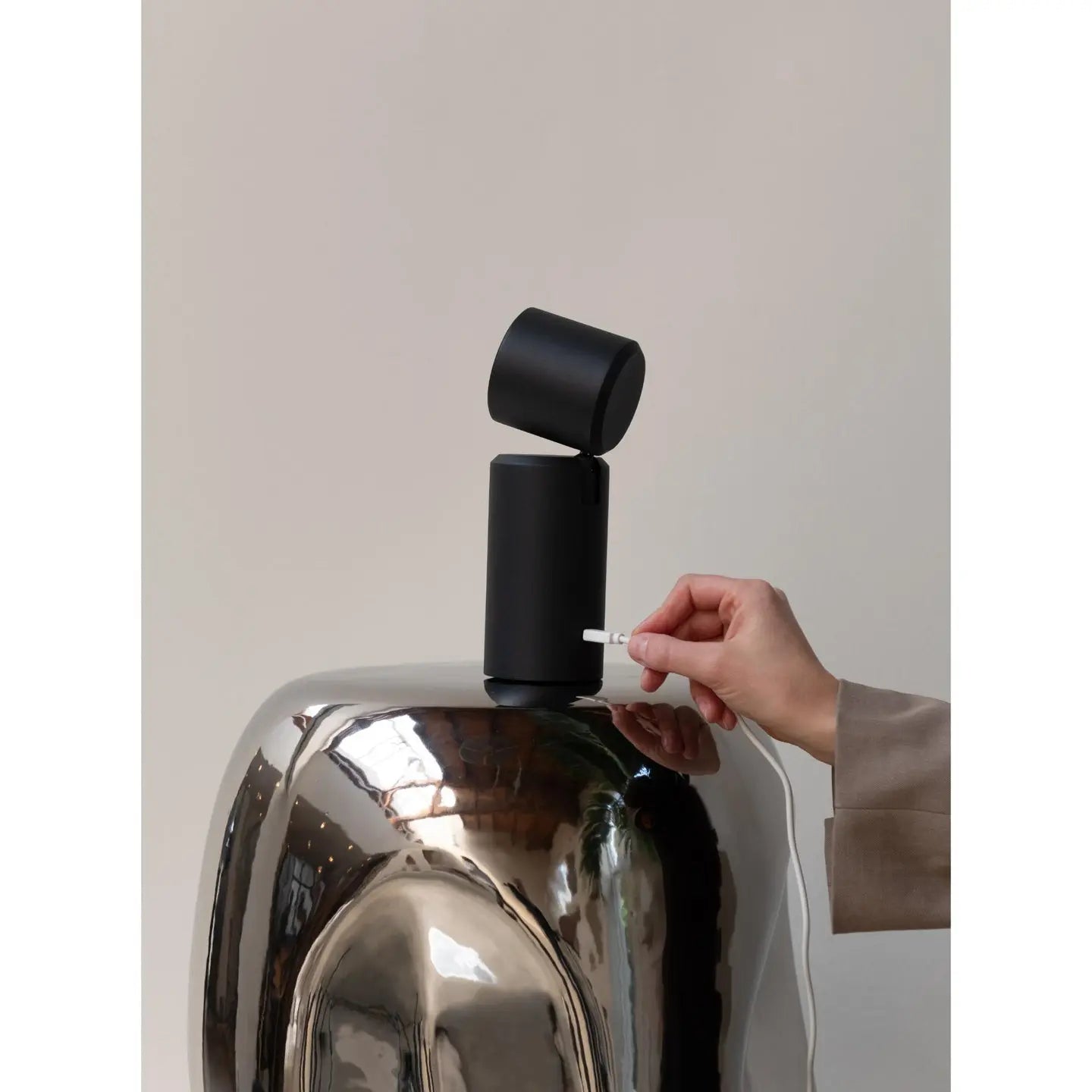 B-Ware It's About Ro Mi Tischlampe Tischleuchte Milan Led Lampe Akku Schwarz 19 Cm Lampe - 8716248097765