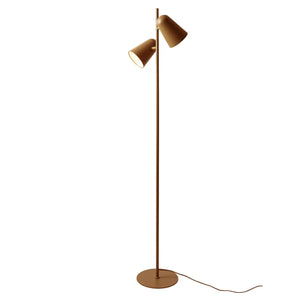 B-Ware It's About Romi Stehleuchte Lampe Leuchte Salamanca Eisen Senf 2 Flammig 145 Cm
