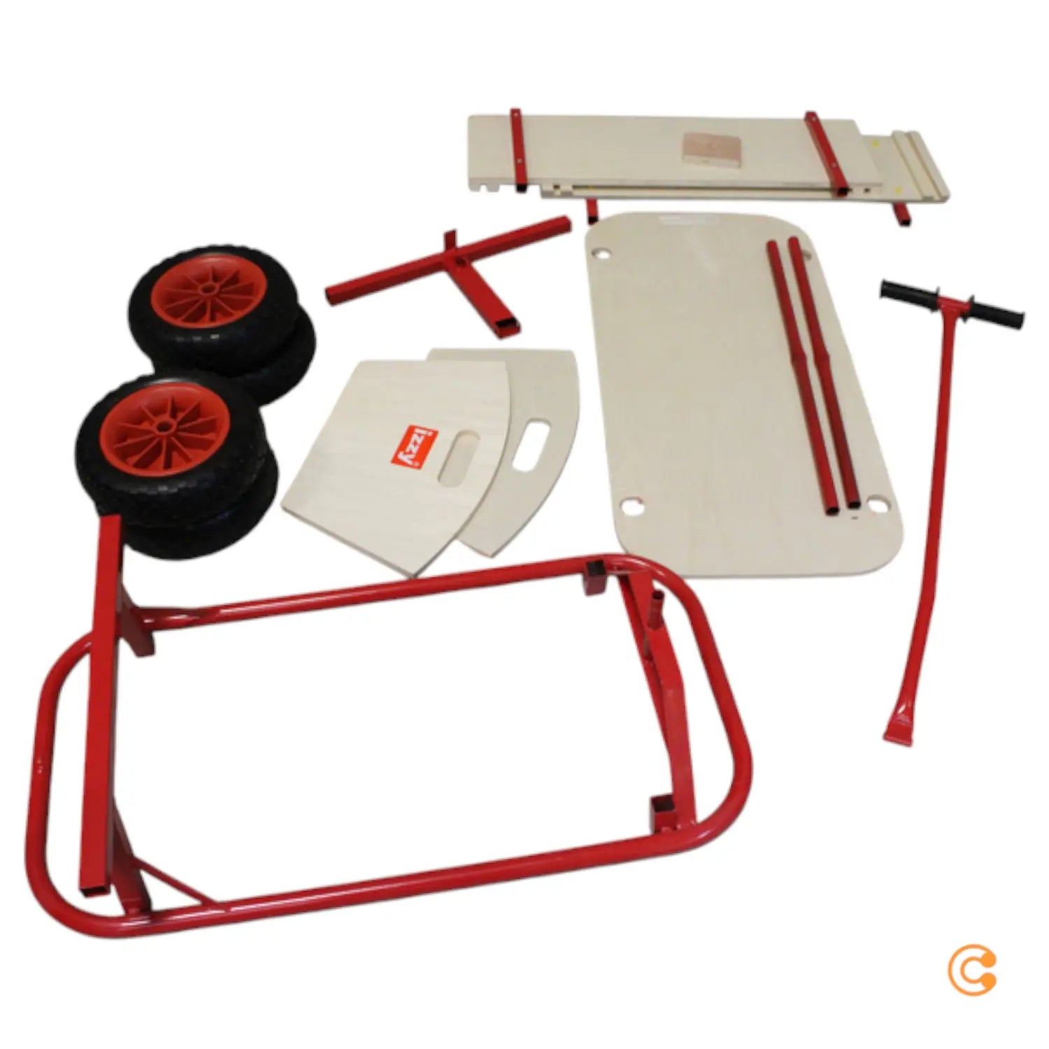 B-Ware Izzy Bollerwagen Holzbollerwagen Kinder Luftreifen 100kg Siehe Text/Foto - 4047385740448