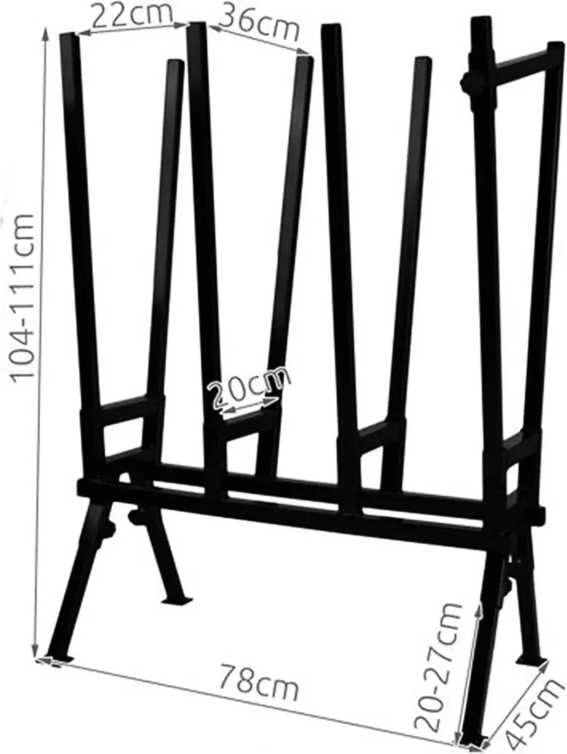 B-Ware Izzy Holz Sägebockgestell Holzbock Sägeständer Kettensäge Tragkraft 400 Kg - 4047385806113