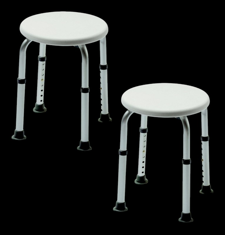 Izzy Runder Badehocker Duschsitz Hocker Badstuhl Duschhilfe Senioren 2 Stück B-Ware - 4047385782004
