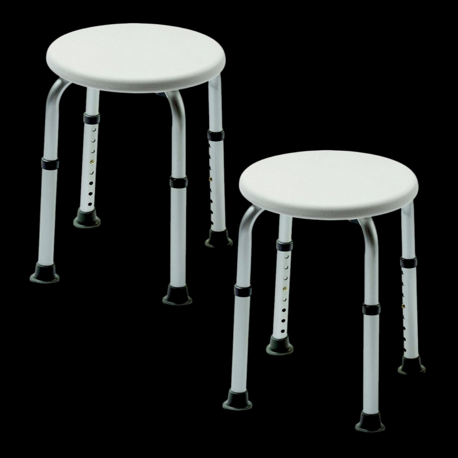 Izzy Runder Badehocker Duschsitz Duschhilfe Hocker  Badstuhl Senioren 2 Stück B-Ware - 4047385782004