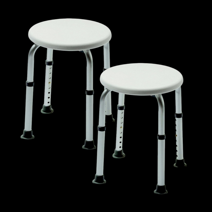 Izzy Runder Badehocker Duschsitz Hocker Badstuhl Duschhilfe Senioren 2 Stück B-Ware - 4047385782004