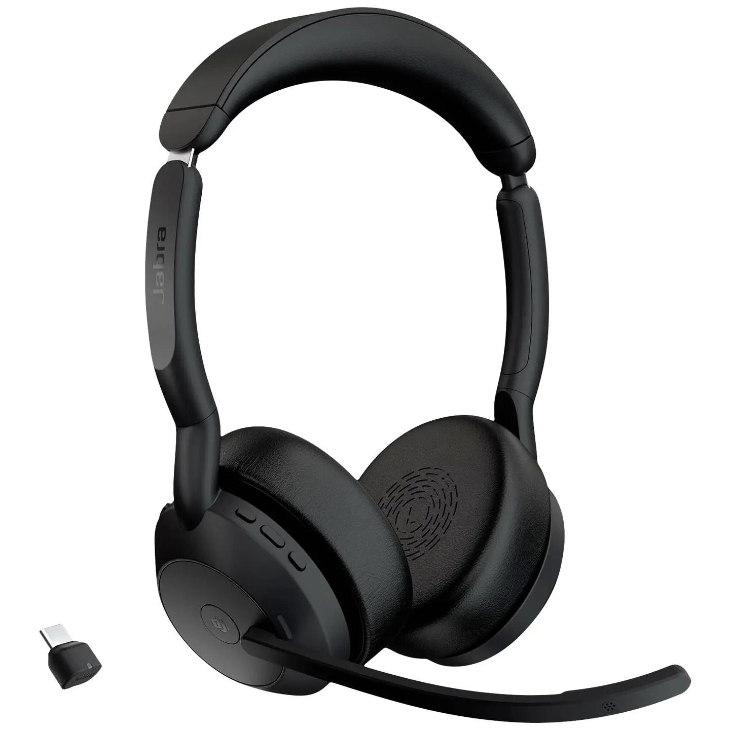 B-Ware Jabra Evolve2 55 Ms Stereo Funk Headset Kopfhörer Wireless Schwarz Bluetooth - 5706991027587