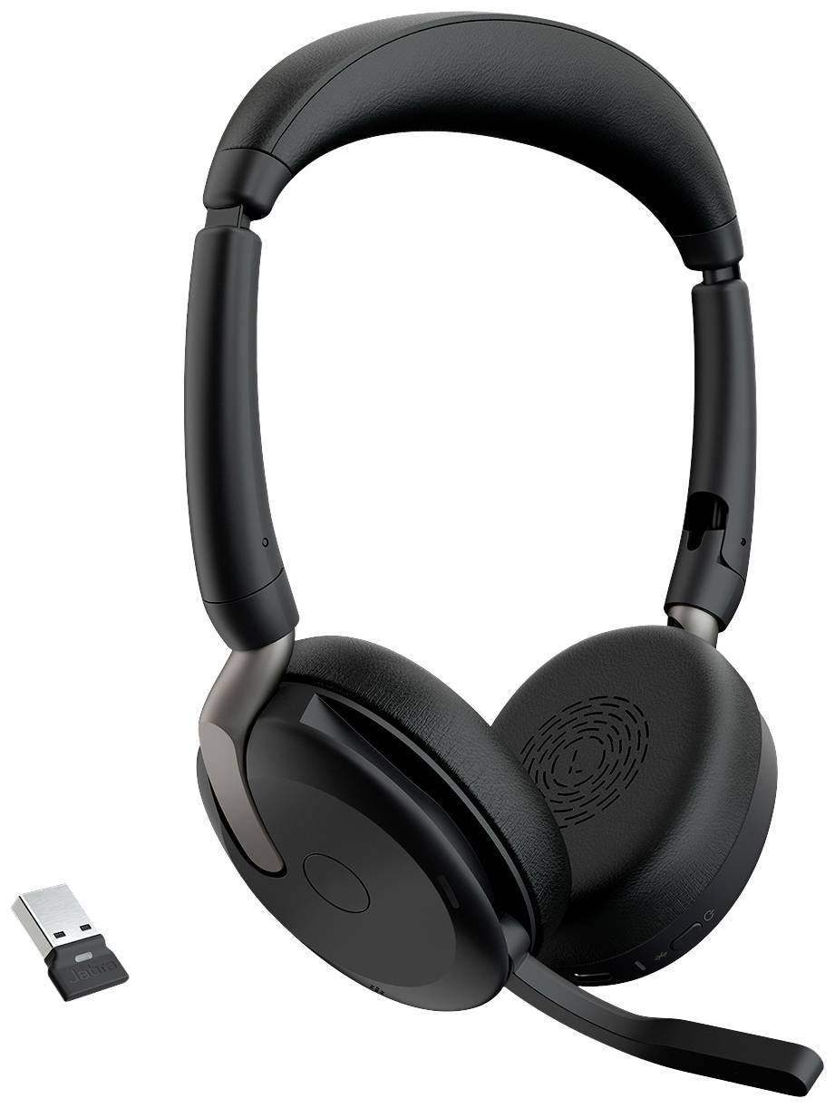 Jabra Evolve2 65 Flex Link380a UC Computer On Ear Headset Kopfhörer - 5706991029086