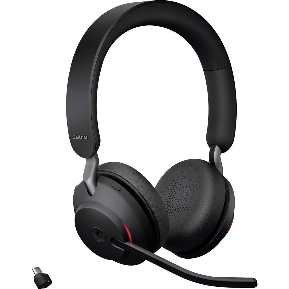 Jabra Evolve2 65 Ms Telefon On Ear Headset Bluetooth Stereo Schwarz Lautstärker B-Ware - 5706991022841