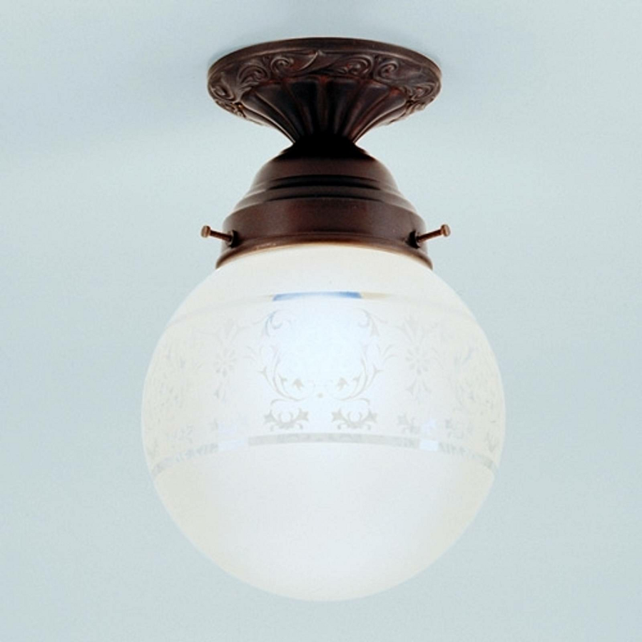 Berliner Messinglampen Jack Deckenleuchte Deckenlampe Lampe Leuchte Glasschirm   B-Ware - 4043783507430