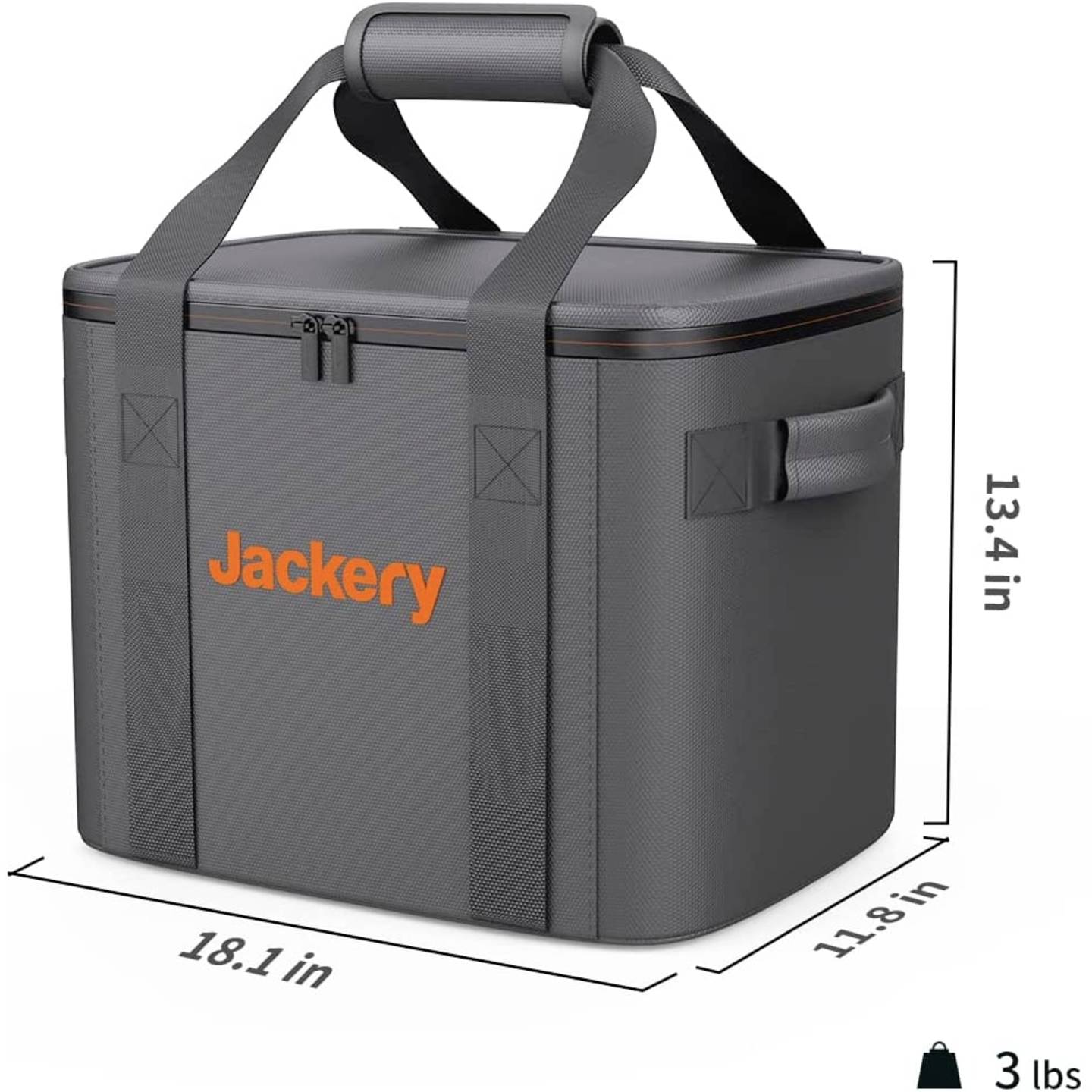 Jackery JK-E2000M Schutztasche Tragetasche Tasche Schwarz Orange M - 0190074000386