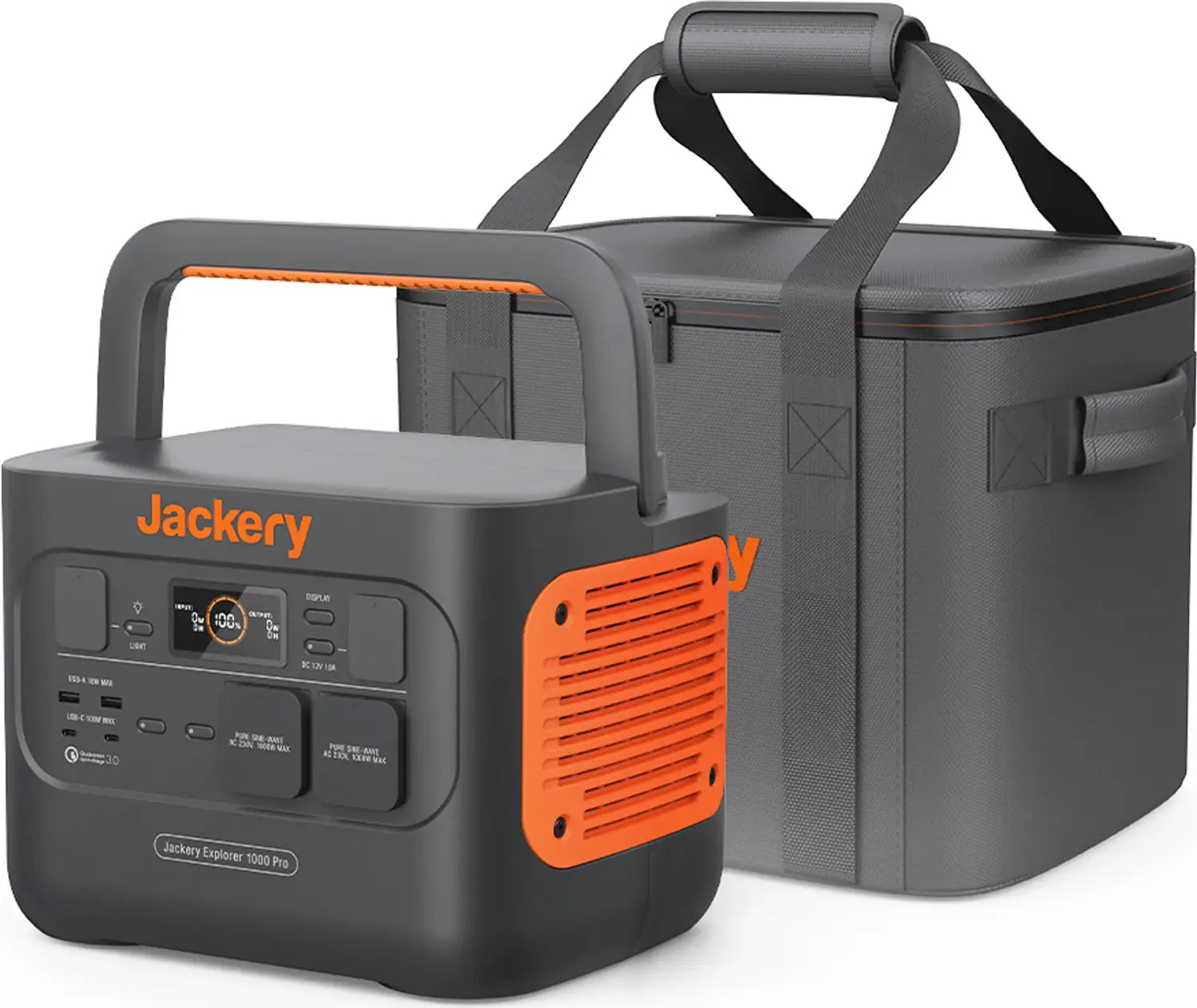 B-Ware Jackery Jk E2000 M Schutztasche Tragetasche Tasche Schwarz Orange M293 - 190074000386
