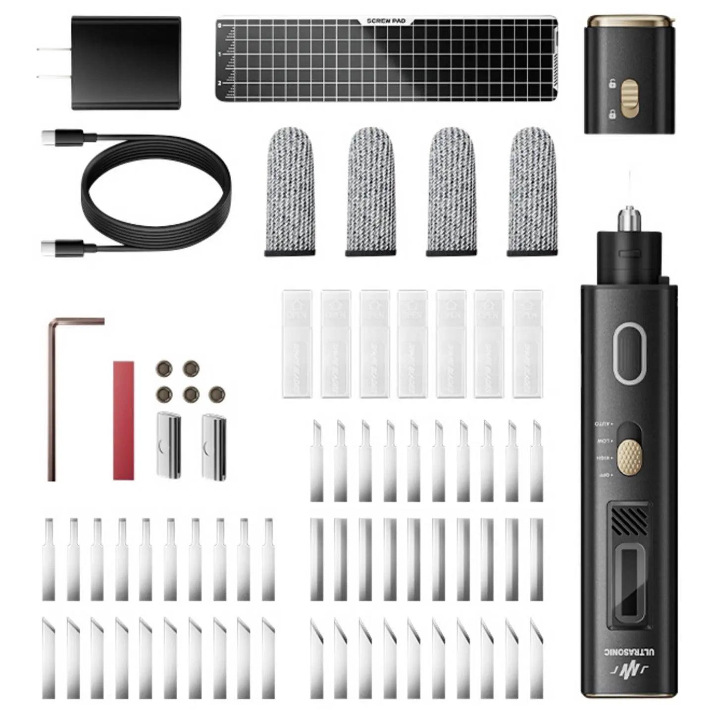 D-Ware Jakemy Styroporschneider Schneidgerät Ultraschall Polierer Jm Y10 Set Defektware - 6949639106322