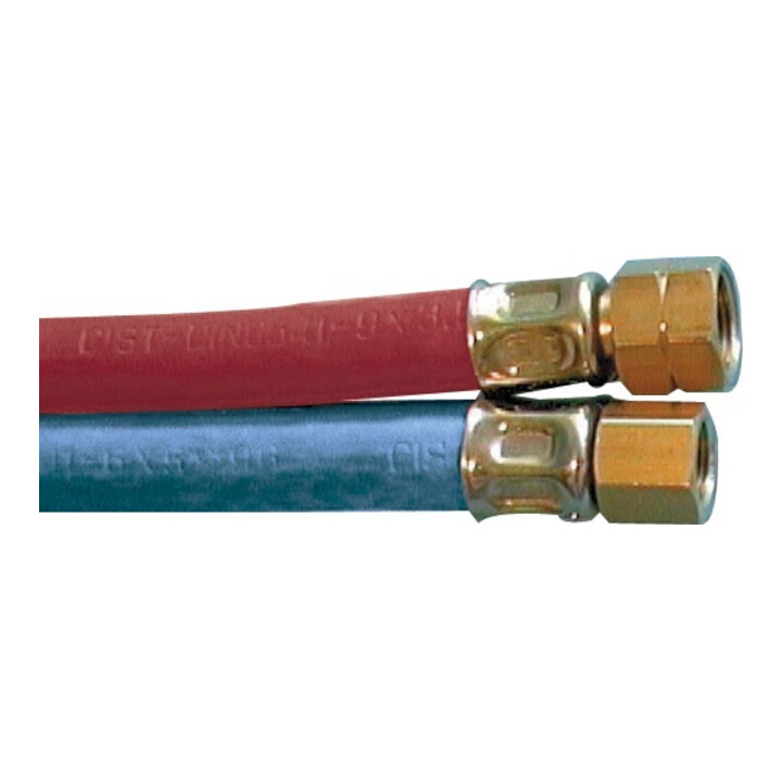 Jas Autogenzwillingsgarnitur Schlauchset Schweißtechnik 20m Din8541 2 B-Ware