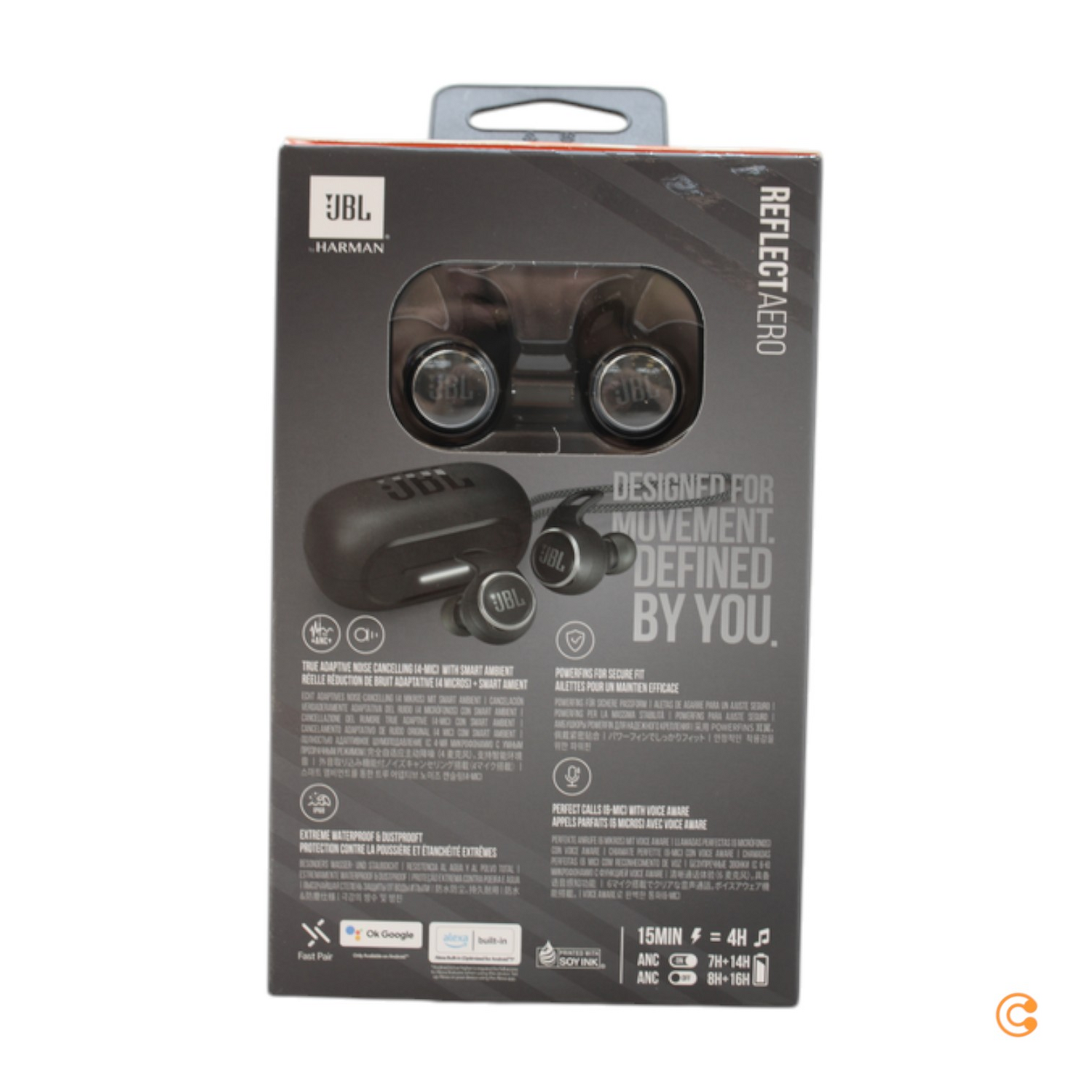 Jbl Reflect Aero Blk Sport In Ear Headset Schwarz Kopfhörer Defektware D-Ware - 6925281913761