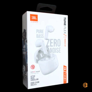 B-Ware Jbl In Ear Headset Kopfhörer Tune Flex Bluetooth Weiß Noise Cancelling Ladecase