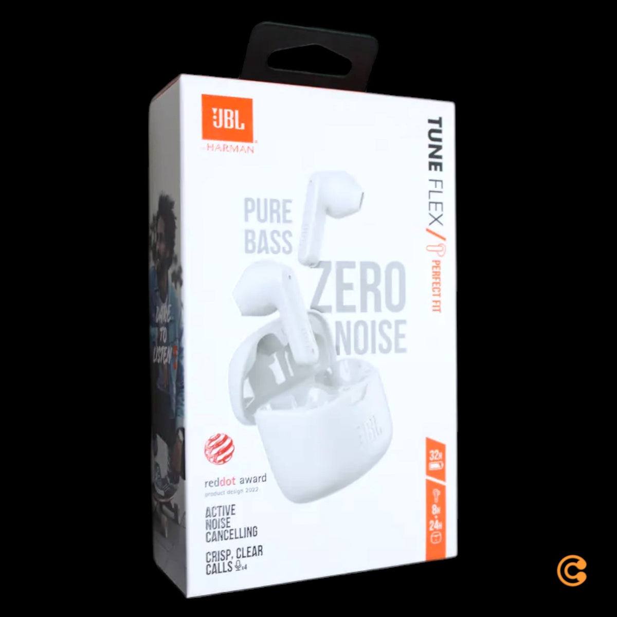 JBL In Ear Headset Kopfhörer Tune Flex Bluetooth Weiß Noise Cancelling Ladecase - 6925281930584
