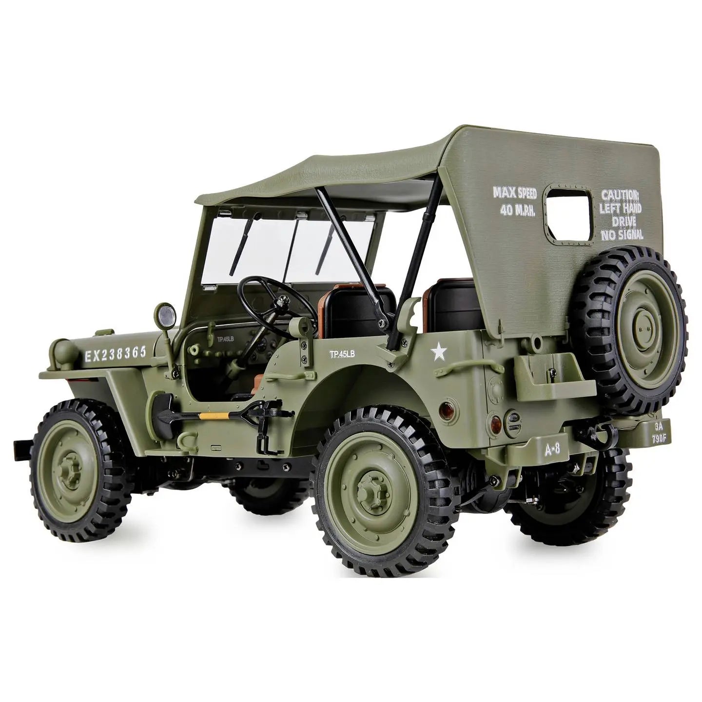 B-Ware Amewi Rc Modellauto Crawler Geländewagen Jeep Willys Mb Elektro Allrad 4 Wd Grün - 4262500346392