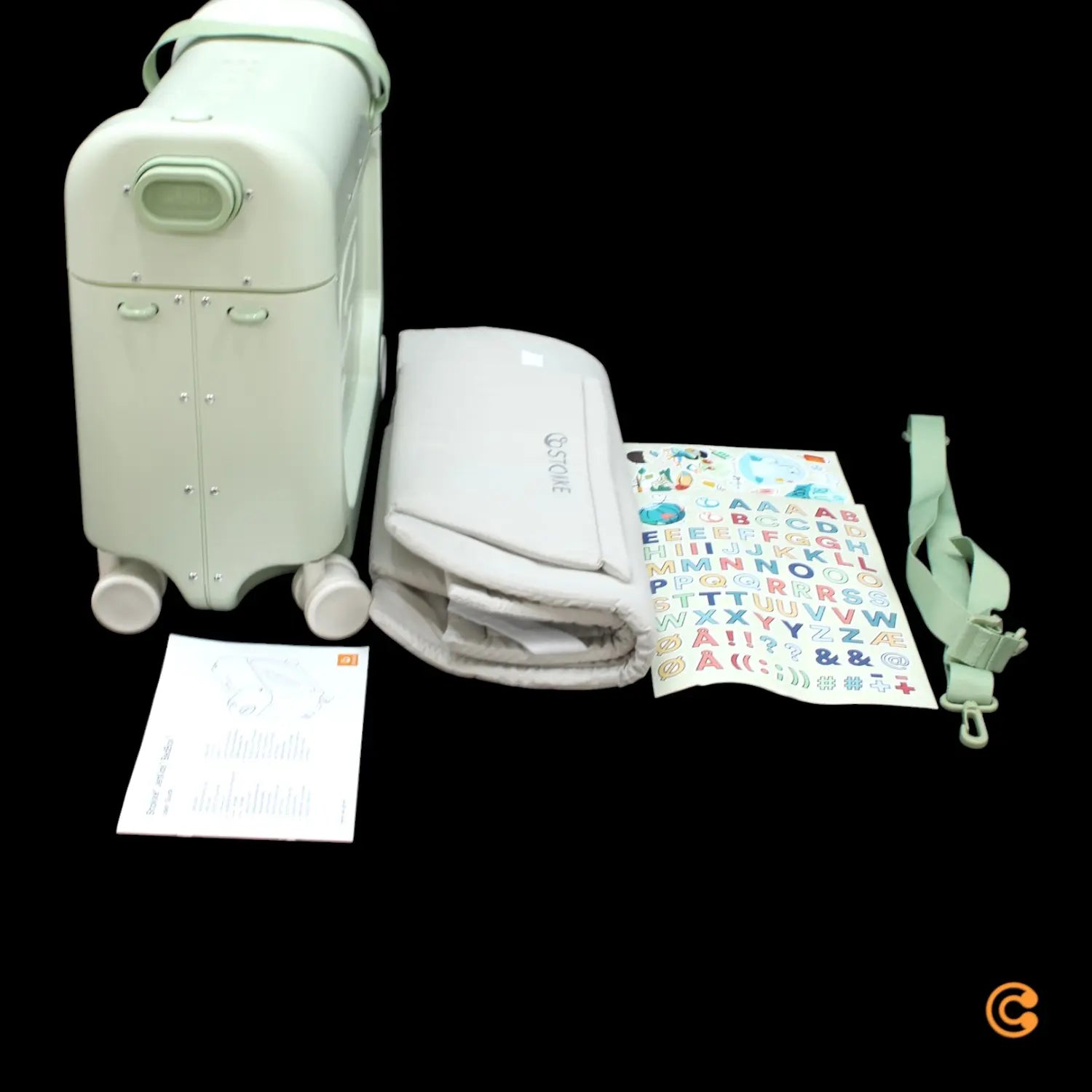 B-Ware Jetkids Bed Box Reisekoffer Kinderkoffer Sea Green 2025 Handgepäck Koffer - 7040356813032