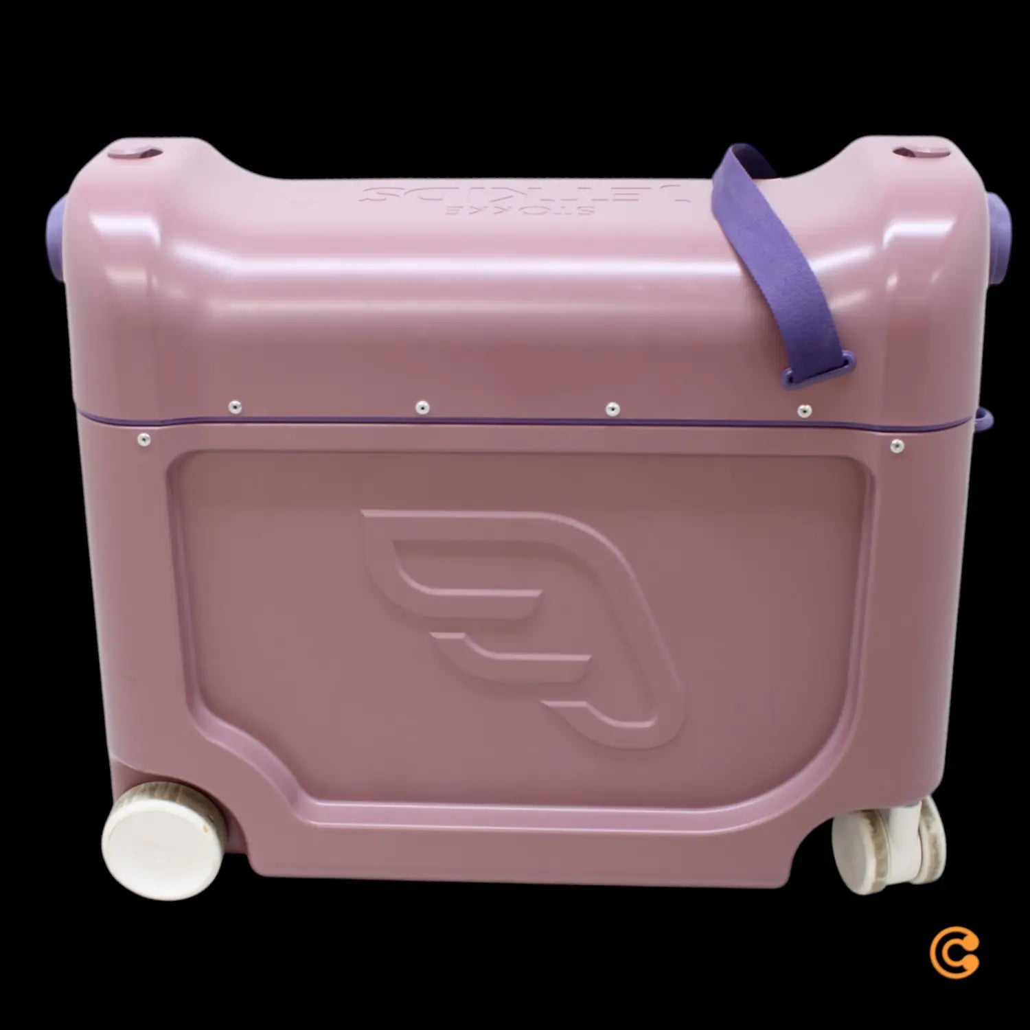 B-Ware Jet Kids By Stokke Bed Box Kindertrolley Kinderkoffer Reisekoffer Hazy Lilac - 7040356813063