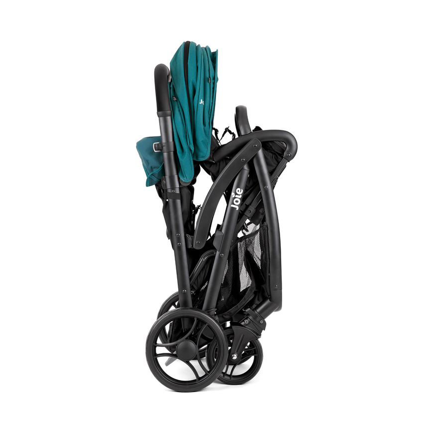 B-Ware Joie Evalite Duo Capri Zwillingswagen Geschwisterwagen Buggy Türkis Schwarz - 5056080617947