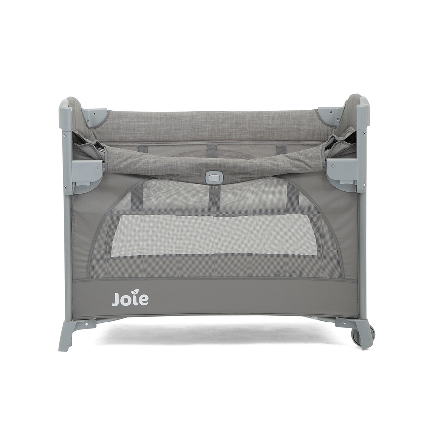 B-Ware Joie Beistellbett Babybett Kubbie Sleep Foggy Gray Reisebett Matratze