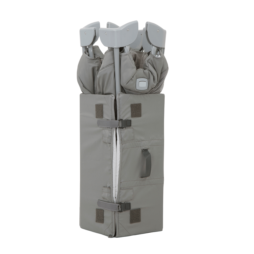 B-Ware Joie Beistellbett Babybett Kubbie Sleep Foggy Gray Reisebett Matratze