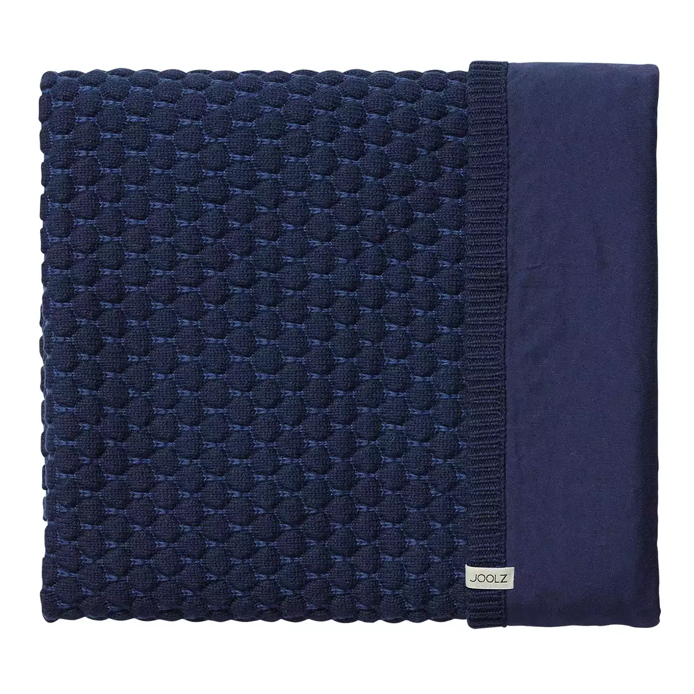 B-Ware Joolz Decke Kuscheldecke Babydecke Honeycomb Blue Baumwolle 75x100 Cm