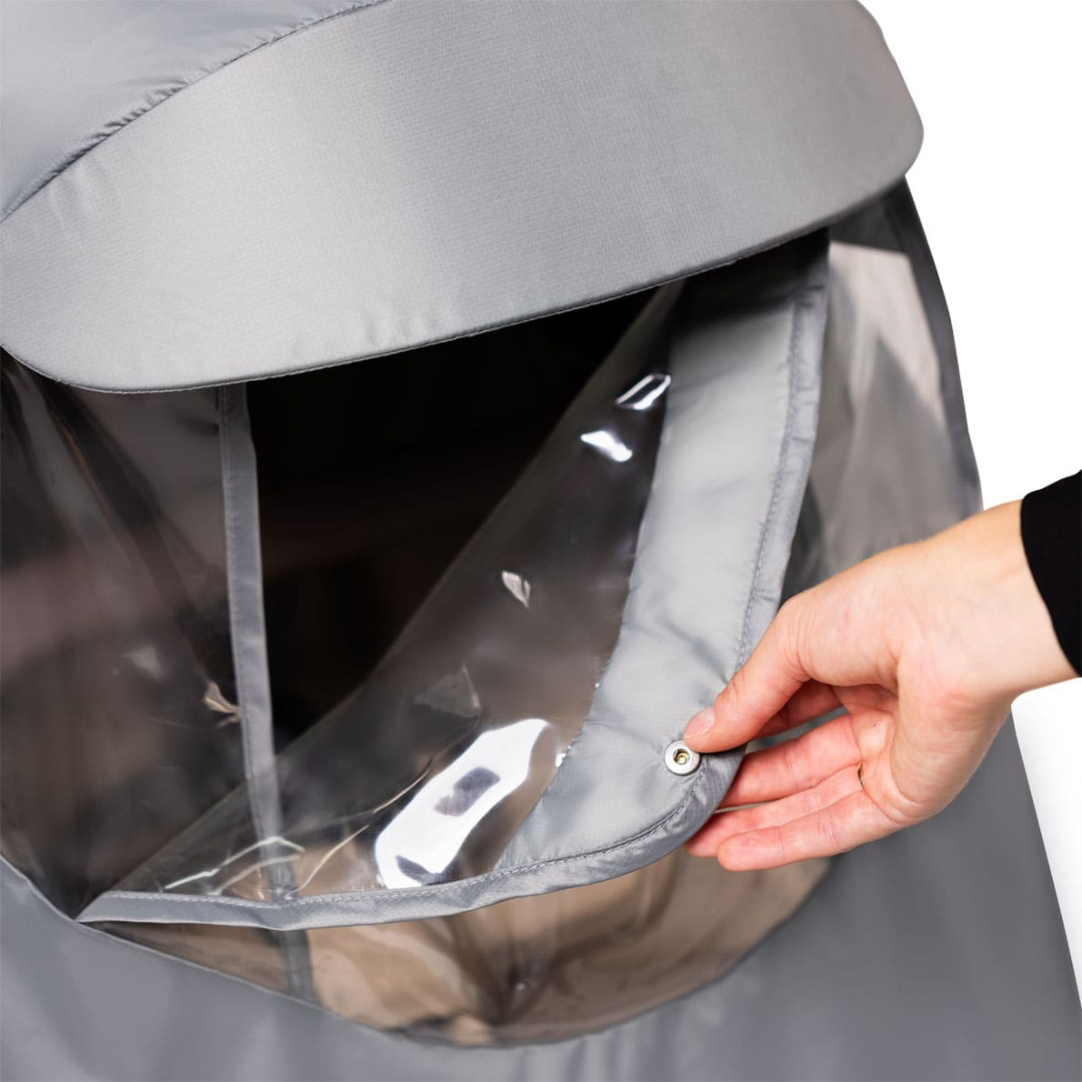 B-Ware Joolz Geo3 Day5 Regenschutz Wetterschutz Kinderwagen Regenhaube Transparent