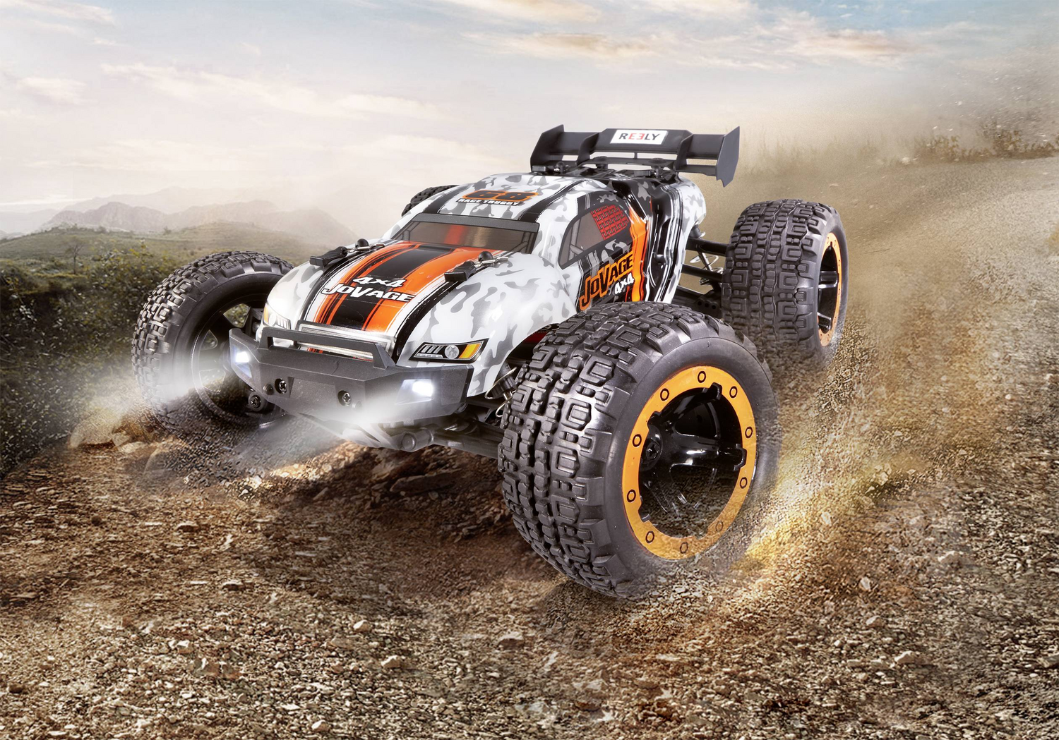 C-Ware Reely Jovage Orange Weiß Einsteiger Modellauto Elektro Rc Siehe Text/Foto - 4064161151281