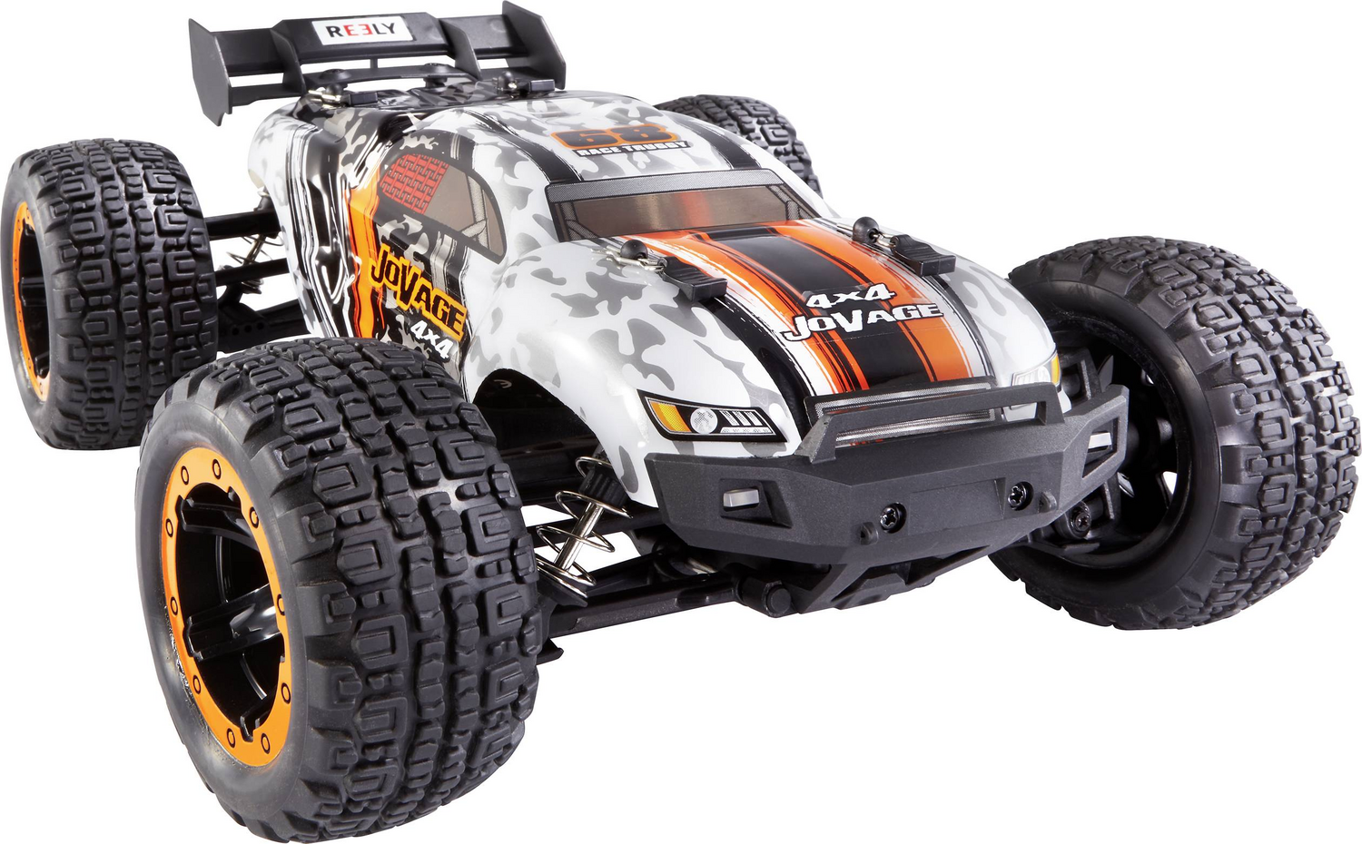 C-Ware Reely Jovage Orange Weiß Einsteiger Modellauto Elektro Rc Siehe Text/Foto - 4064161151281