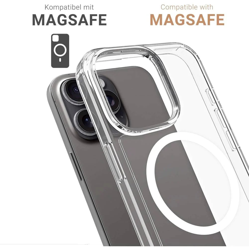 JT Berlin BackCase Hülle Apple iPhone 16 Pro Transparent MagSafe Pankow Clear - 4262386610921