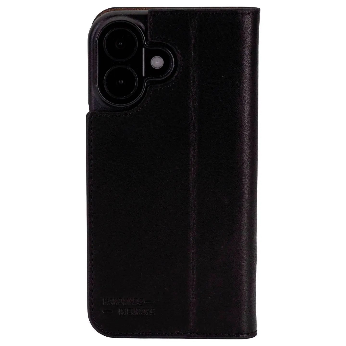 B-Ware Jt Berlin Booklet Hülle Tasche Apple I Phone 17 Schwarz Echtleder Smartphone Case - 4262386611232