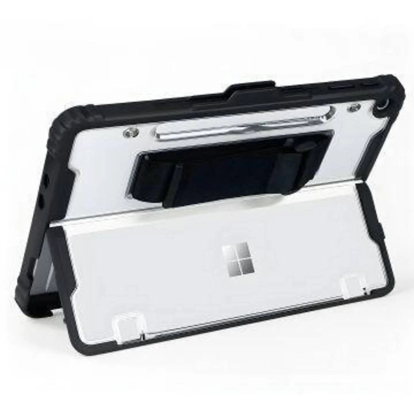 B-Ware Jt Berlin Hülle Case Microsoft Surface Pro 12 Schwarz Transparent Handschlaufe - 4260744253483