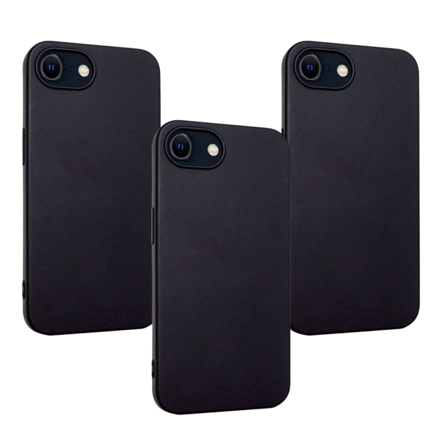 Jt Berlin Pankow Soft Backcover Hülle Apple I Phone 16e Schwarz 3 Stück B-Ware - 4262386611096