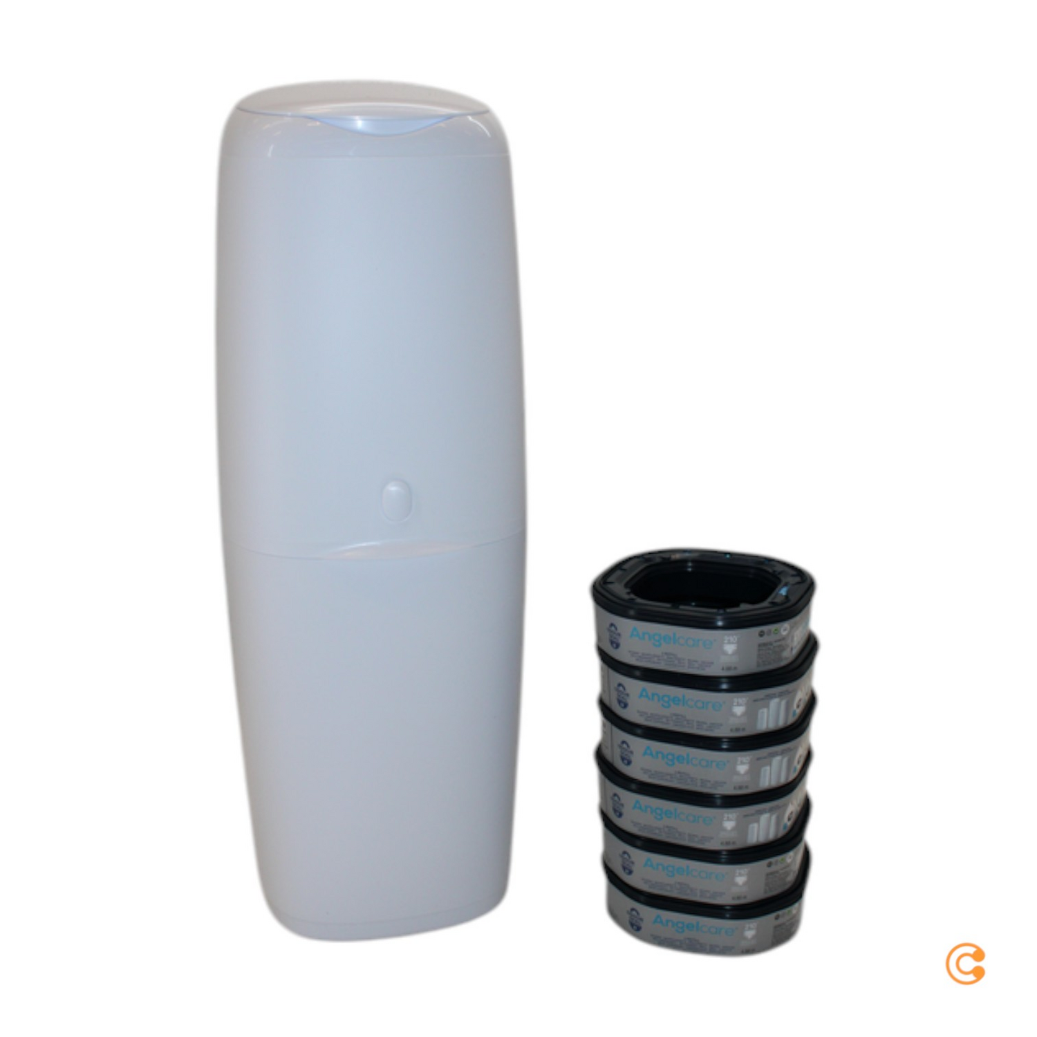Kit de démarrage pour poubelle à couches Angelcare de qualité B, cassettes de recharge Classic XL pour couches, 107