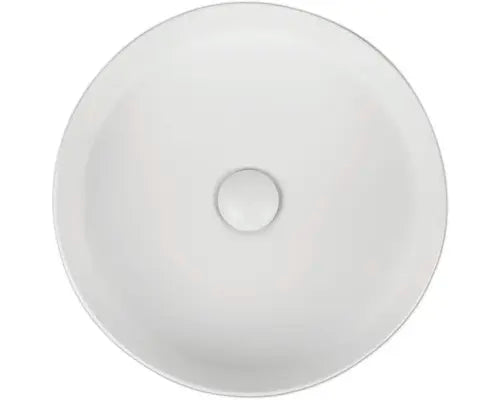 B-Ware Jungborn Waschtisch Waschbecken Aufsatzbecken Amion 40 Keramik Matt Weiß Ventil - 4306517475055