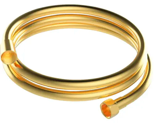 B-Ware Jungborn Duschsystem Duschsäule Brause Lambda Gold Gebürstet Thermostat Dusche  - 4306517991081