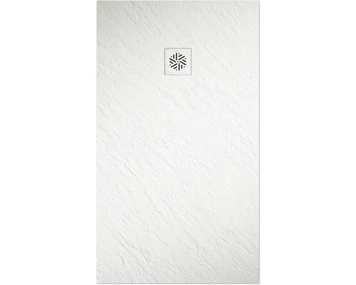 Jungborn Duschwanne Duschtasse Cento Mineralguss Kunststein Weiß Bad 140x80 cm - 8435398537449