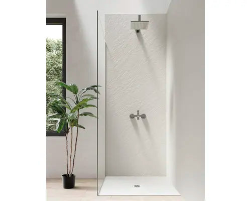 B-Ware Jungborn Duschwanne Duschtasse Cento Mineralguss Kunststein Weiß Bad 140x80 Cm - 8435398537449
