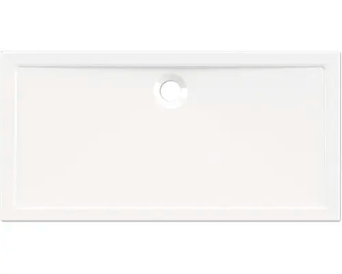 B-Ware Jungborn Duschwanne Duschbecken Rechteck Acryl Cinque Weiß Badezimmer 70x140 Cm - 4306517998707