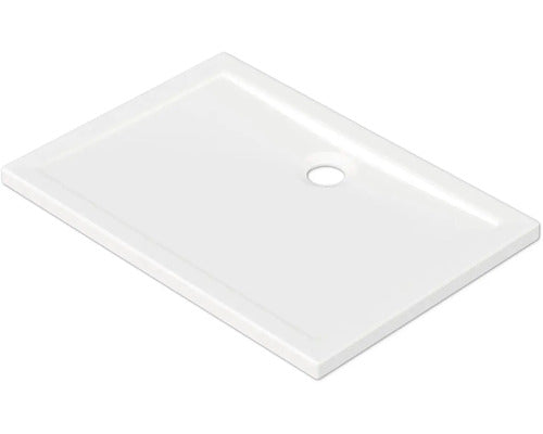 Jungborn Duschwanne Duschbecken Cinque Acryl Rechteck Weiß Badezimmer 70x100 cm - 4306517998745